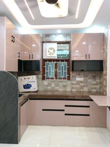Kitchen Image of 540 Sq.ft 2 BHK Builder Floor for rent in Mahavir Enclave New Delhi for Rs. 19000