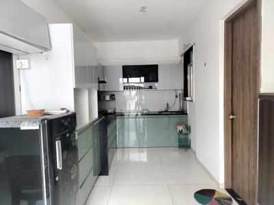 Kitchen Image of 1550 Sq.ft 3 BHK Apartment / Flat for rent in Soba Savera Complex, Bibwewadi Pune for Rs. 65000