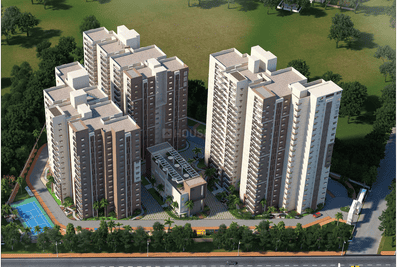 Image of 1720 Sq.ft 3 BHK Apartment / Flat for sale in Kokapet, Hyderabad for Rs. 16854280