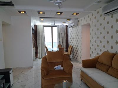 Living Room Image of 1700 Sq.ft 3 BHK Apartment / Flat for rent in Kesar Harmony, Kharghar Navi Mumbai for Rs. 98000