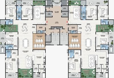 Image of 5000 Sq.ft 4 BHK Apartment / Flat for sale in Shangrila Abbham, Kismatpur, Hyderabad for Rs. 35500000