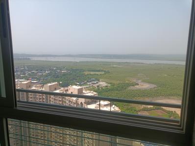 Balcony Image of 872 Sq.ft 2 BHK Apartment / Flat for sale in Gurukrupa Marina Enclave, Malad West Mumbai for Rs. 19500000