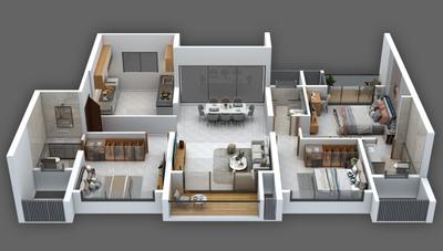 Image of 1296 Sq.ft 2 BHK Apartment / Flat for sale in AVINEA, Hadapsar, Pune for Rs. 11000000