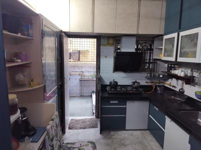 Kitchen Image of 1200 Sq.ft 3 BHK Independent House for rent in Adajan Surat for Rs. 35000