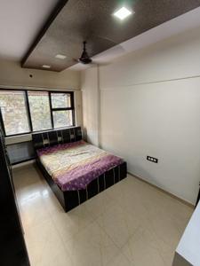 Bedroom Image of 580 Sq.ft 1 BHK Apartment / Flat for rent in Veena Geet Sangeet, Kandivali West Mumbai for Rs. 36000