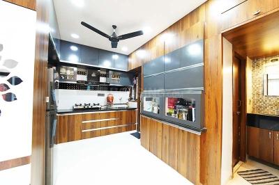 Kitchen Image of 900 Sq.ft 2 BHK Penthouse for sale in Gota Ahmedabad for Rs. 8000000