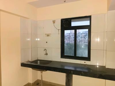 Kitchen Image of 550 Sq.ft 1 BHK Apartment / Flat for rent in Raunak City, Kalyan West Kalyan for Rs. 13500