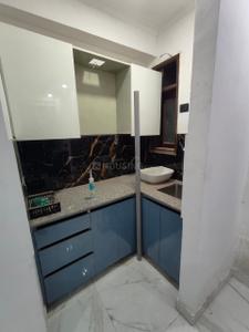 Kitchen Image of 412 Sq.ft 1 RK Builder Floor for rent in Said-Ul-Ajaib New Delhi for Rs. 9800