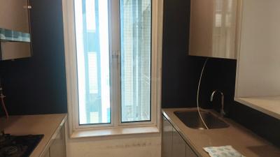 Kitchen Image of 650 Sq.ft 1 BHK Apartment / Flat for sale in Aurum Q Residences, Ghansoli Navi Mumbai for Rs. 13000000