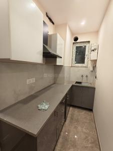 Kitchen Image of 950 Sq.ft 1 BHK Builder Floor for rent in Sector 41 Gurgaon for Rs. 32000