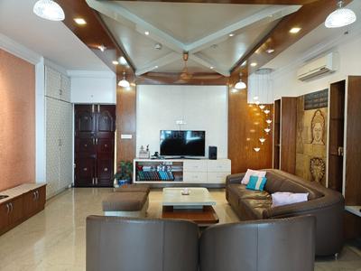 Living Room Image of 2000 Sq.ft 3 BHK Apartment / Flat for rent in Sattva Luxuria, Malleswaram Bengaluru for Rs. 120000