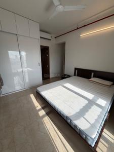Bedroom Image of 1100 Sq.ft 2 BHK Apartment / Flat for rent in Shapoorji Pallonji BKC, Bandra East Mumbai for Rs. 130000