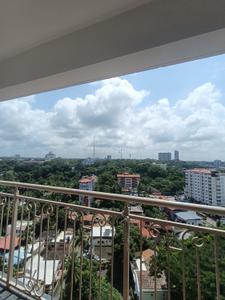 Balcony Image of 1550 Sq.ft 3 BHK Apartment / Flat for rent in Prestige Valley Crest, Bejai Mangalore for Rs. 55000