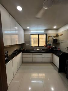 Kitchen Image of 1200 Sq.ft 2 BHK Apartment / Flat for rent in City Light Surat for Rs. 32000