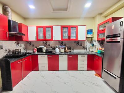 Kitchen Image of 890 Sq.ft 2 BHK Builder Floor for sale in Darshan Purwa Kanpur for Rs. 5500000