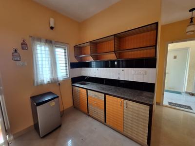 Kitchen Image of 680 Sq.ft 1 RK Builder Floor for rent in Hulimavu Bengaluru for Rs. 13000