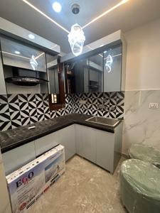Kitchen Image of 600 Sq.ft 2 BHK Builder Floor for rent in Matiala New Delhi for Rs. 18500
