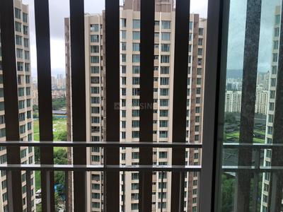 Balcony Image of 1460 Sq.ft 3 BHK Apartment / Flat for rent in Kalpataru Sunrise, Thane West Thane for Rs. 74000