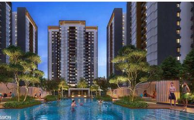Image of 1102 Sq.ft 2 BHK Apartment / Flat for sale in Gini Vivante, Kiwale, Pune for Rs. 7931313