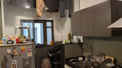 Kitchen Image of 629 Sq.ft 1 BHK Apartment / Flat for sale in Skyi Songbirds , Bhugaon Pune for Rs. 5000000