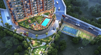 Image of 620 Sq.ft 1 BHK Apartment / Flat for sale in Konnark High Castle, Shirdhon, Navi Mumbai for Rs. 3500000