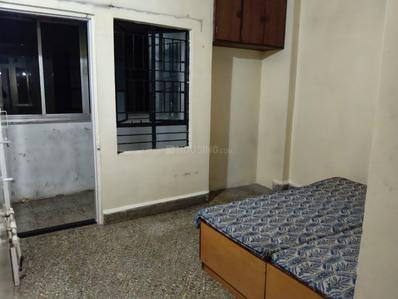 Bedroom Image of 1 rk kitchen not available , furnished flat in Bopodi, Pune