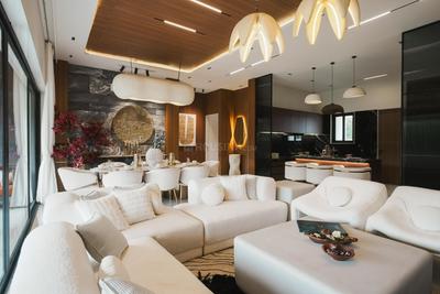 Living Room Image of 4300 Sq.ft 4 BHK Apartment / Flat for sale in Courtyard Fairmont, Khanpur Vadodara for Rs. 18500000