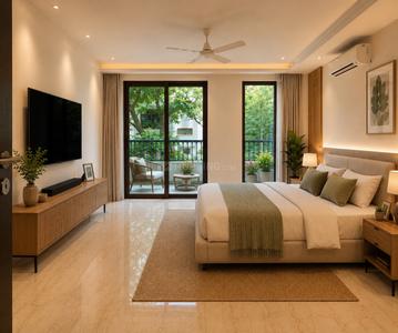 Bedroom Image of 1800 Sq.ft 3 BHK Builder Floor for sale in Sarvodaya Enclave New Delhi for Rs. 65000000