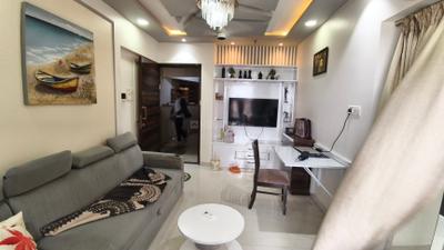 Living Room Image of 900 Sq.ft 2 BHK Apartment / Flat for rent in Vedant Shree Gopinath Sublime, Kalwa Thane for Rs. 40000