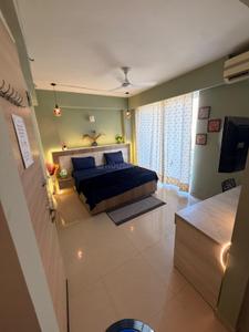 Bedroom Image of 435 Sq.ft 1 RK Apartment / Flat for rent in Omaxe Eternity, Sunrakh Bangar Vrindavan for Rs. 11000