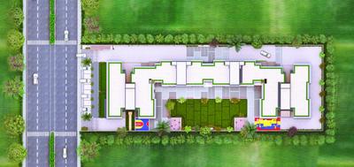Image of 1000 Sq.ft 3 BHK Apartment / Flat for sale in The Evans, Tragad, Ahmedabad for Rs. 7753000
