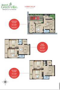 Floor Plan Image of 2130 Sq.ft 4 BHK Villa for sale in Anisabad Patna for Rs. 11715000