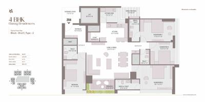 Image of 3212 Sq.ft 4 BHK Apartment / Flat for sale in Bodakdev, Ahmedabad for Rs. 30600000