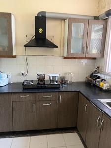 Kitchen Image of 1150 Sq.ft 2 BHK Builder Floor for rent in SS The Lilac, Sector 49 Gurgaon for Rs. 35000