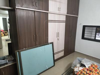 Bedroom Image of 1200 Sq.ft 3 BHK Apartment / Flat for rent in Dwarka Nashik for Rs. 15000