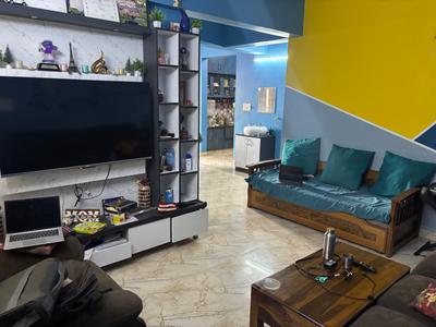 Living Room Image of 1178 Sq.ft 2 BHK Apartment / Flat for rent in RR White Lotus, Lakeview Residency Bengaluru for Rs. 32000