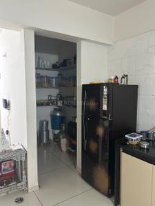 Kitchen Image of 920 Sq.ft 2 BHK Apartment / Flat for sale in Mahalakshmi Satvam Parklane, Sargasan Gandhinagar for Rs. 6700000