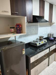 Kitchen Image of 1128 Sq.ft 3 BHK Apartment / Flat for rent in The 102, Joka Kolkata for Rs. 27000