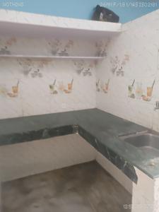 Kitchen Image of 350 Sq.ft 1 BHK Builder Floor for rent in Jahangirpuri New Delhi for Rs. 5500