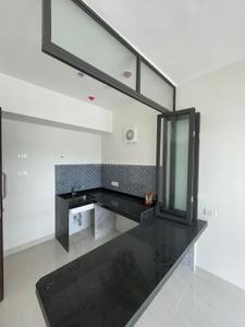 Kitchen Image of 350 Sq.ft 1 BHK Apartment / Flat for rent in Lodha Crown, Thane West Thane for Rs. 22000