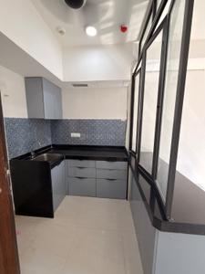 Kitchen Image of 450 Sq.ft 1 BHK Apartment / Flat for rent in Lodha Crown, Thane West Thane for Rs. 25499