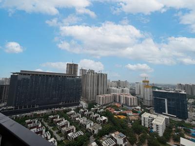 Balcony Image of 2210 Sq.ft 3 BHK Apartment / Flat for rent in Spectra, Financial District Hyderabad for Rs. 80000