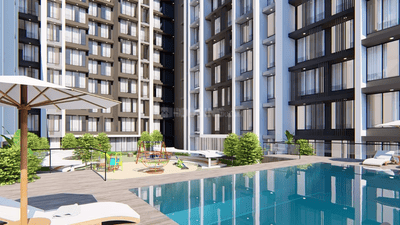 Image of 1185 Sq.ft 2 BHK Apartment / Flat for sale in Aramus The Domus 26 East, Ulwe, Navi Mumbai for Rs. 10700000