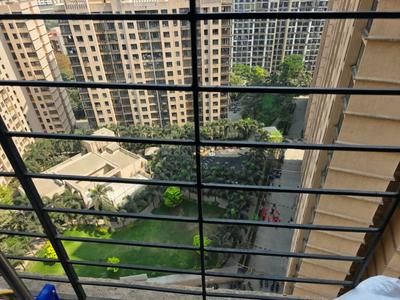 Balcony Image of 1006 Sq.ft 2 BHK Apartment / Flat for sale in DSS Mahavir Kalpavruksha, Kasarvadavali Thane for Rs. 11000000