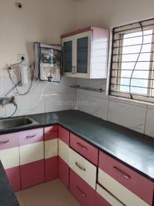 Kitchen Image of 650 Sq.ft 1 BHK Apartment / Flat for rent in Barjatya Pearl Sky, Bhicholi Mardana Indore for Rs. 15000