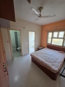 Bedroom Image of 1200 Sq.ft 2 BHK Apartment / Flat for rent in Vraj Vihar Apartment, Jodhpur Ahmedabad for Rs. 24500