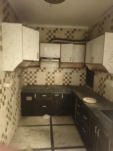 Kitchen Image of 750 Sq.ft 3 BHK Builder Floor for rent in Uttam Nagar New Delhi for Rs. 16504