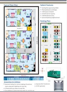 Image of 1375 Sq.ft 2 BHK Apartment / Flat for sale in Manikonda, Hyderabad for Rs. 9400000