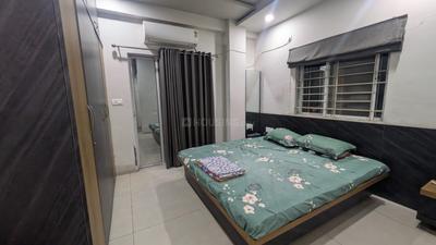 Bedroom Image of 800 Sq.ft 2 BHK Apartment / Flat for rent in Khodiyar Nagar Vadodara for Rs. 23000