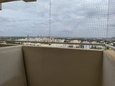 Balcony Image of 1500 Sq.ft 3 BHK Apartment / Flat for rent in SLV Pragathi Amber, Electronic City Bengaluru for Rs. 30000